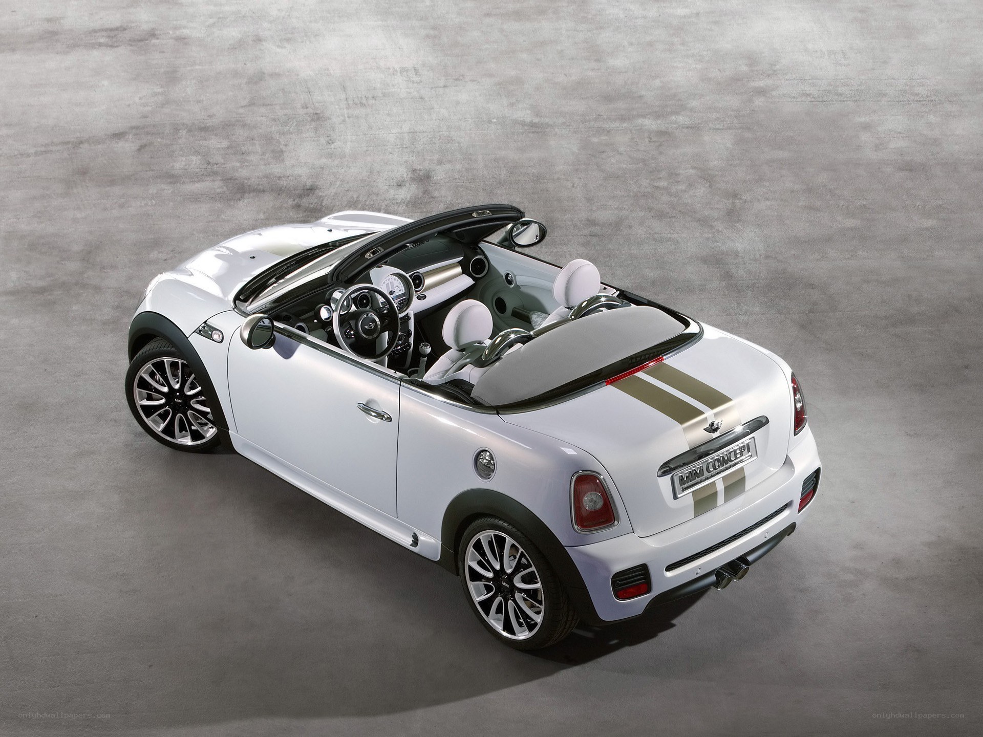 White MINI Convertible Concept
