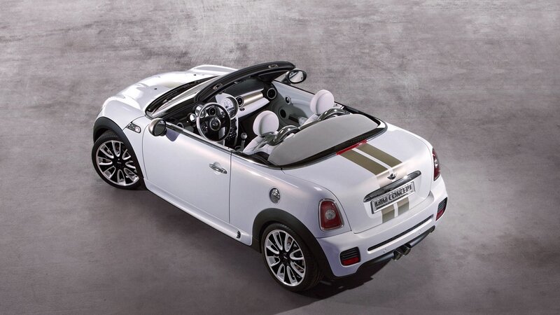 White MINI Convertible Concept