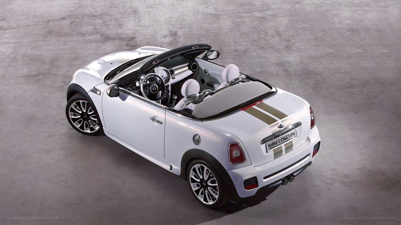White MINI Convertible Concept