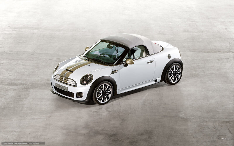 White MINI Convertible Concept