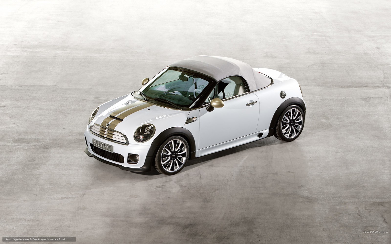White MINI Convertible Concept