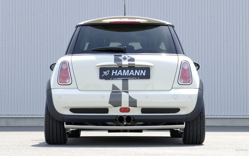 White Mini Cooper Car — Neutral, Afternoon, Photograph, License Plate, Exhaust