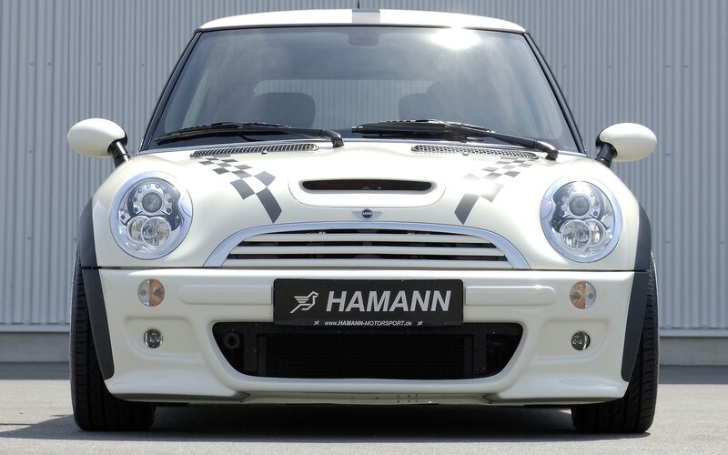 White Mini Cooper — Neutral