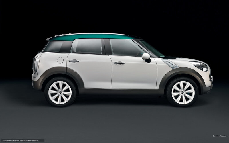 white mini suv side view