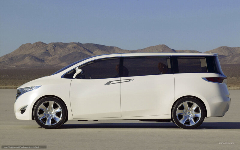 white minivan in desert