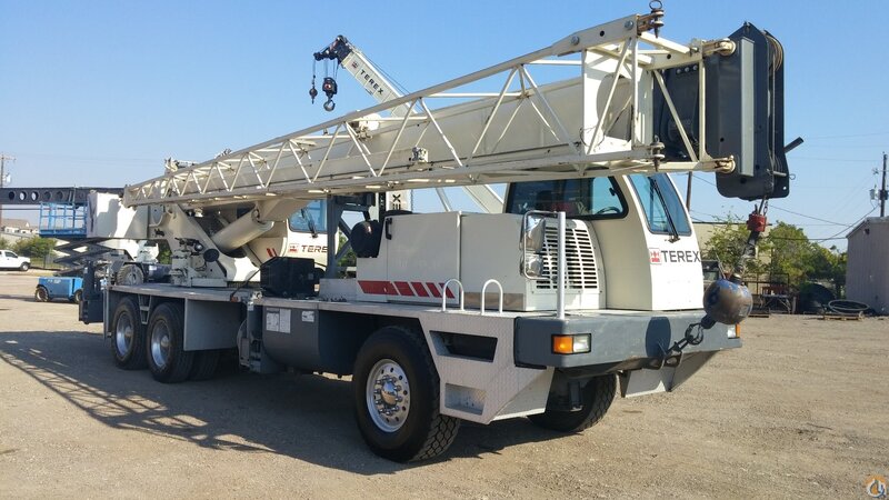 White Mobile Crane