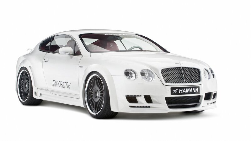 White Modified Bentley — Neutral, Photograph, Car, Wheels