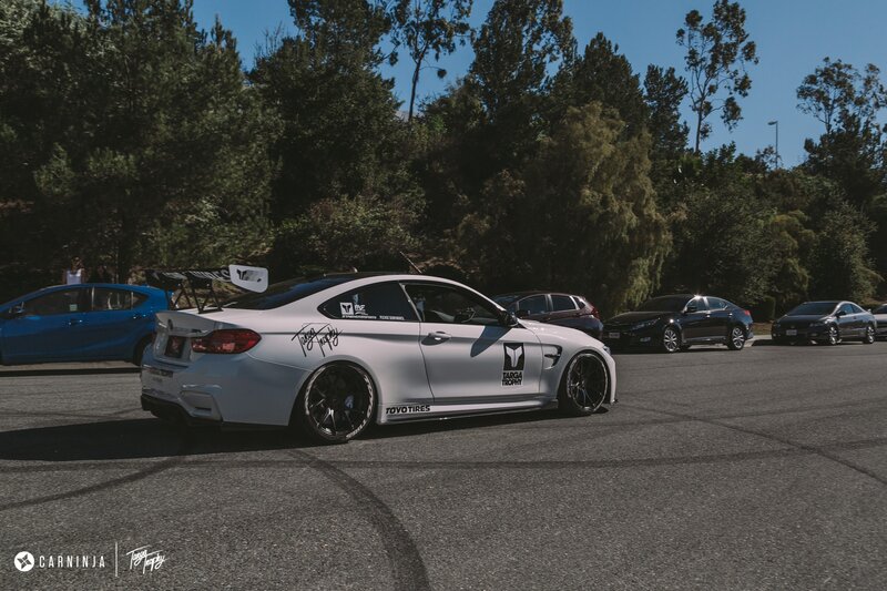 White Modified BMW Car — Dramatic, Afternoon, Photograph