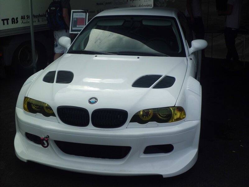 White Modified BMW Car — Neutral