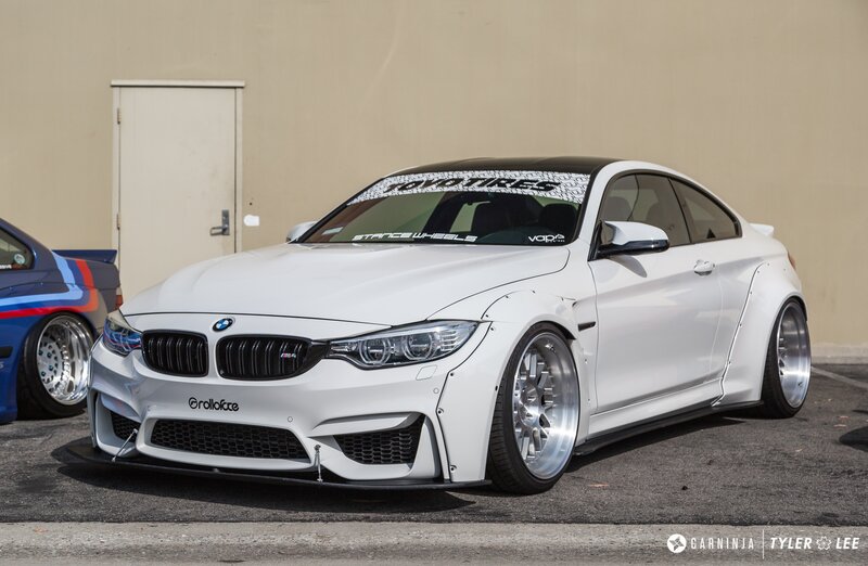 White Modified BMW Coupe — Neutral, Afternoon
