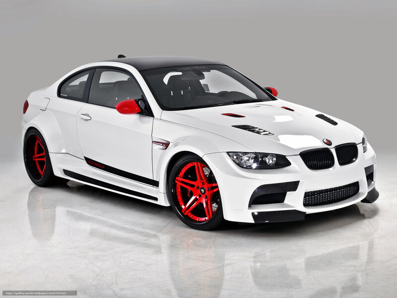 White Modified BMW Coupe — Neutral, Photograph