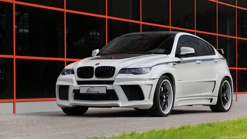 White Modified BMW X6 — Modern