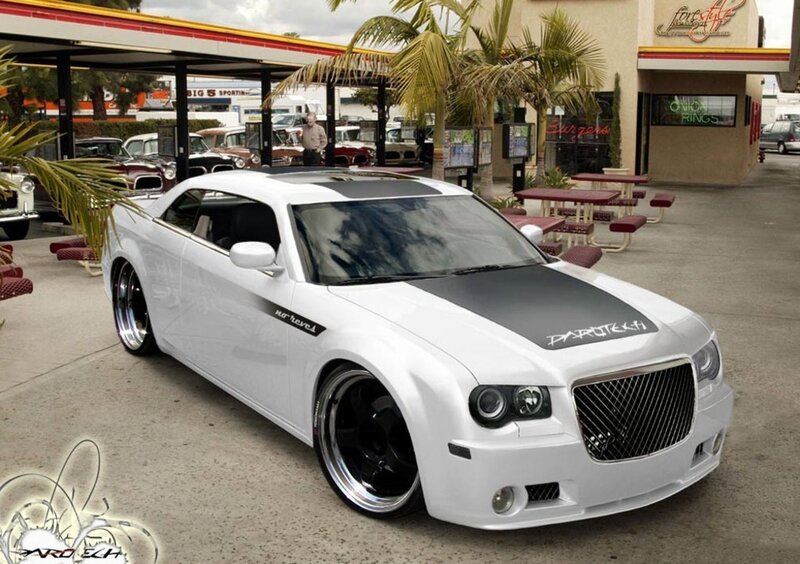White Modified Car — Calm