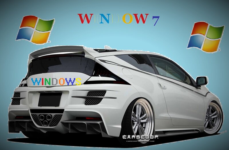White Modified Car — Clean