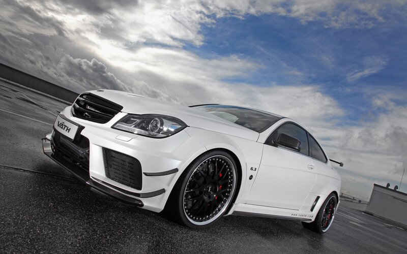 White Modified Car — Dramatic, Afternoon, Photograph, Sky