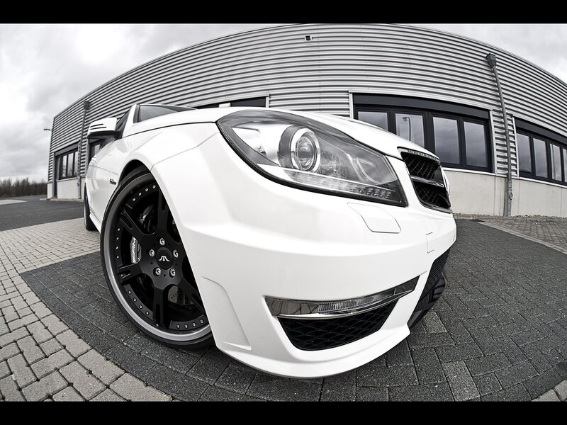 White Modified Car — Dramatic, Photograph, Building