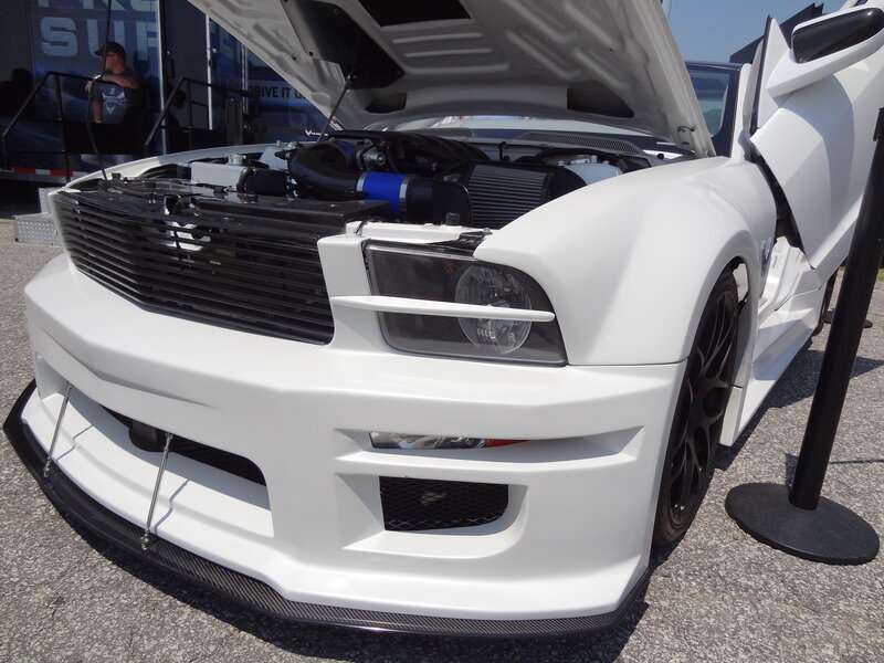 White Modified Car — Neutral, Afternoon, Photograph