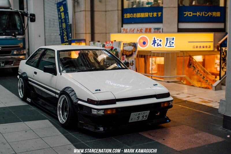 White Modified Car — Urban
