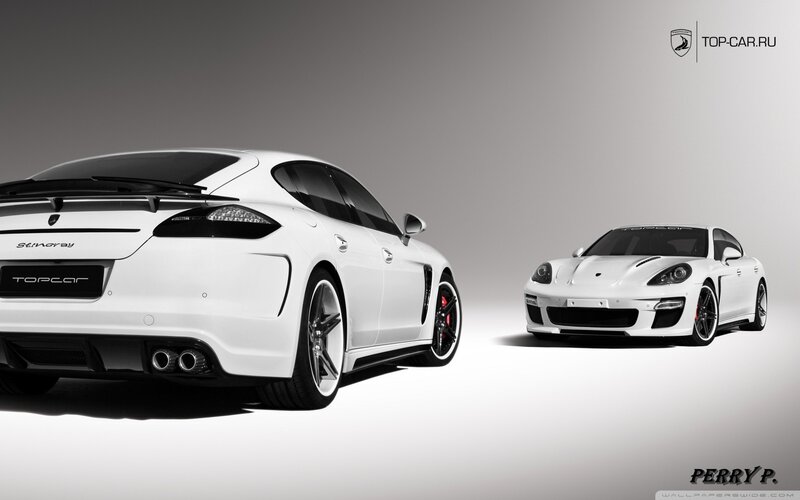White Modified Cars