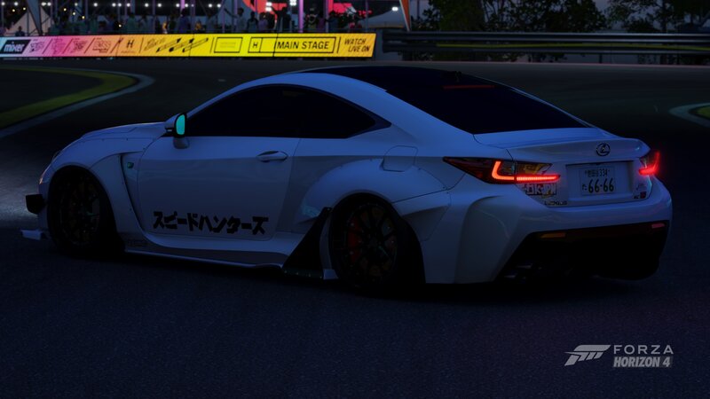 White Modified Coupe — Dark