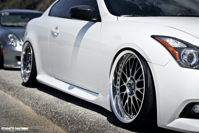 White Modified Coupe — Dramatic, Afternoon, Photograph