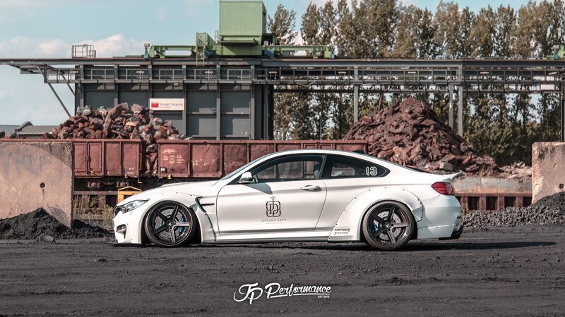 White Modified Coupe — Dramatic, Afternoon, Photograph, Train Cars