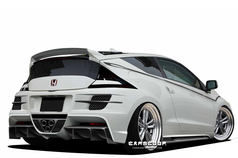 White Modified Honda CR-Z