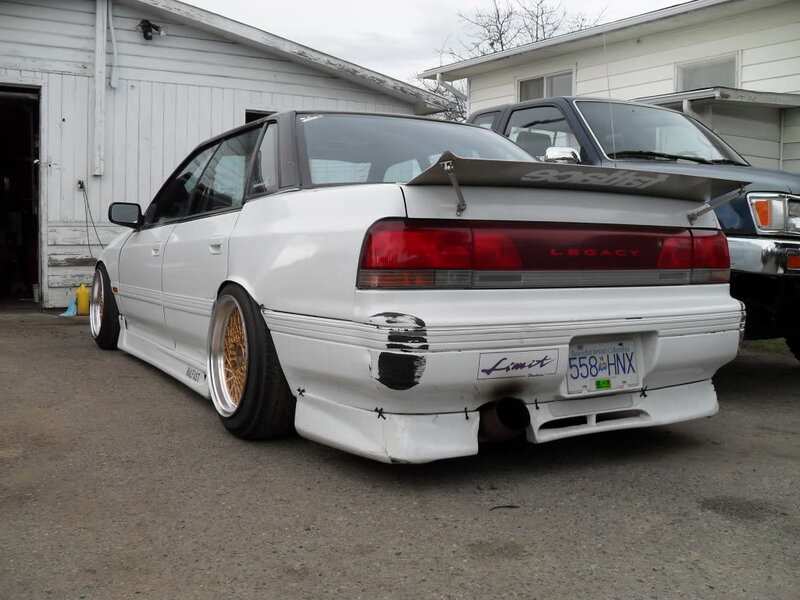 White Modified Sedan — Neutral
