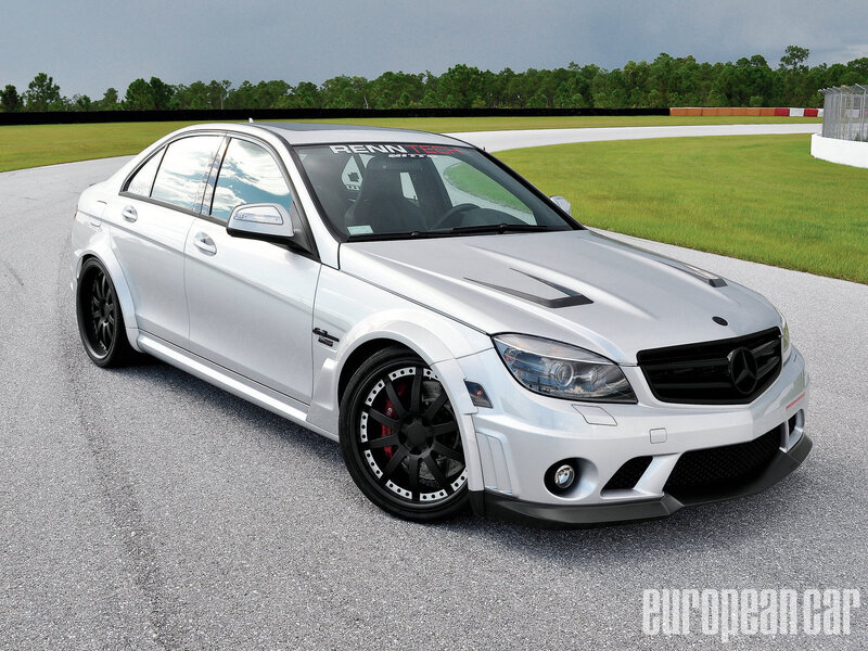 White Modified Sedan — Silver