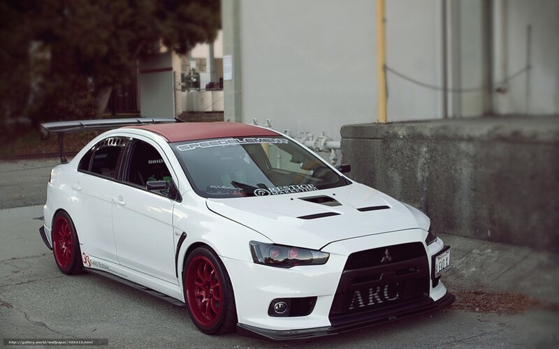 White Modified Sedan — Urban