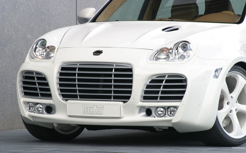 white modified sports car