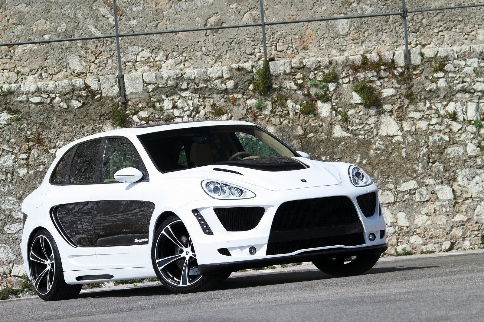 white modified sports car