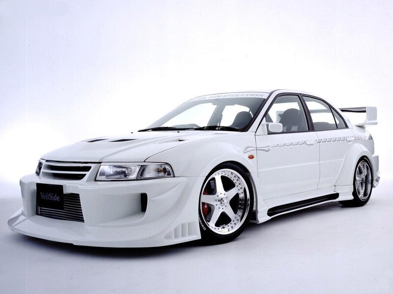 white modified sports car