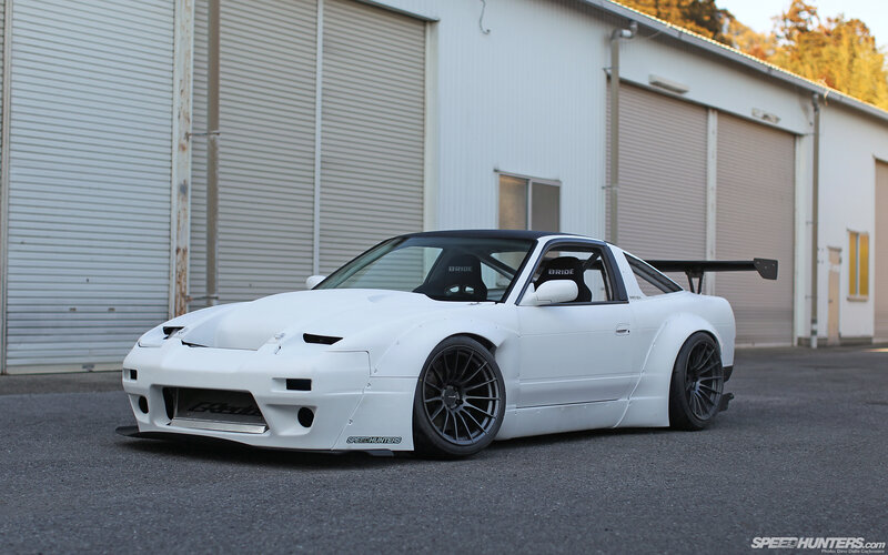 White Modified Sports Car — Calm