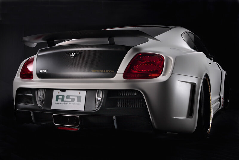 White Modified Sports Car — Dramatic