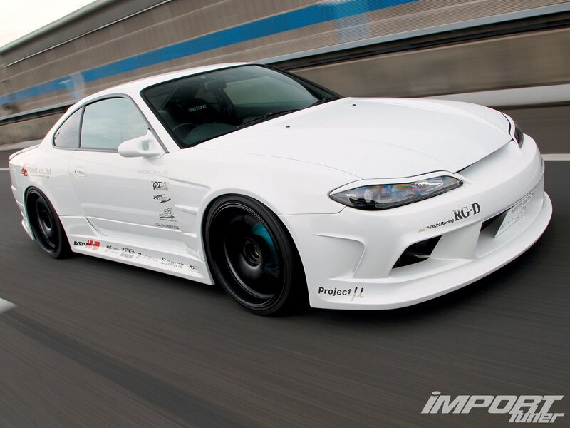 White Modified Sports Car — Dynamic