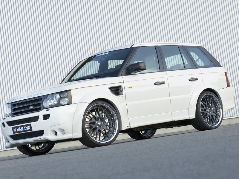White Modified SUV — Building