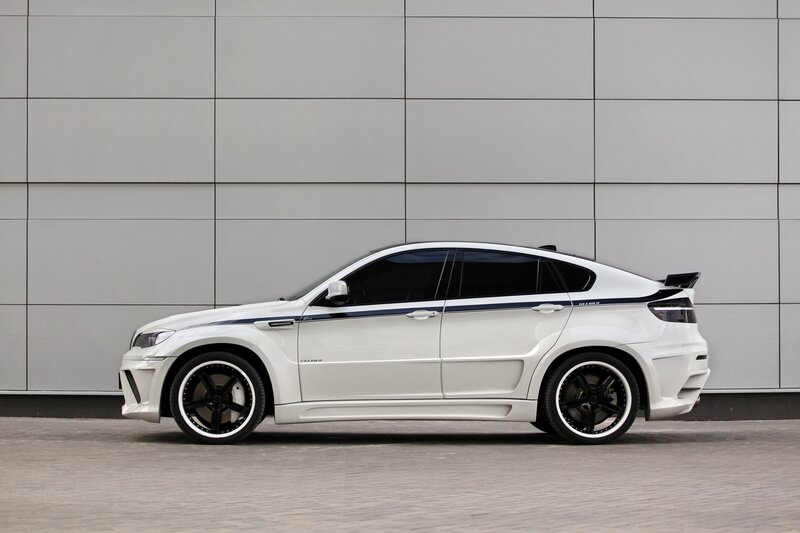 white modified suv car