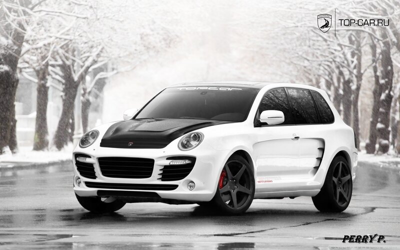 White Modified SUV — Cold