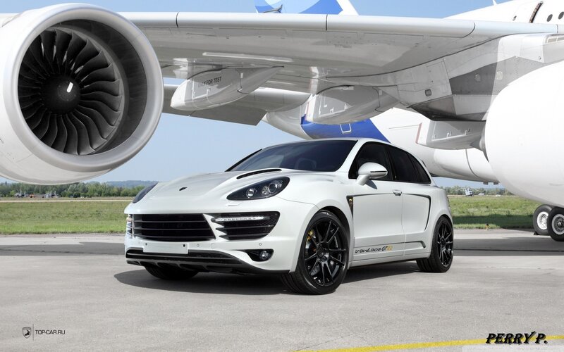 White Modified SUV — Dramatic, Afternoon, Photograph, Airplane