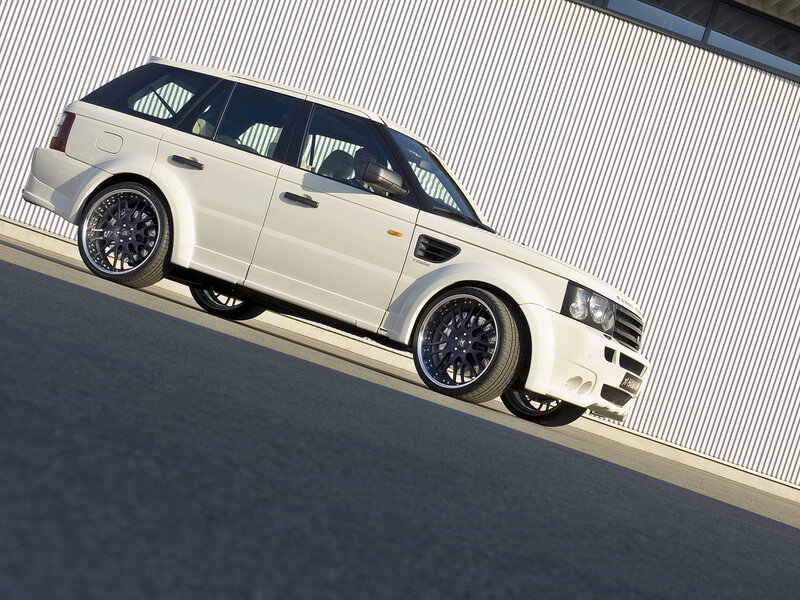 White Modified SUV — Dramatic, Afternoon, Photograph, Car