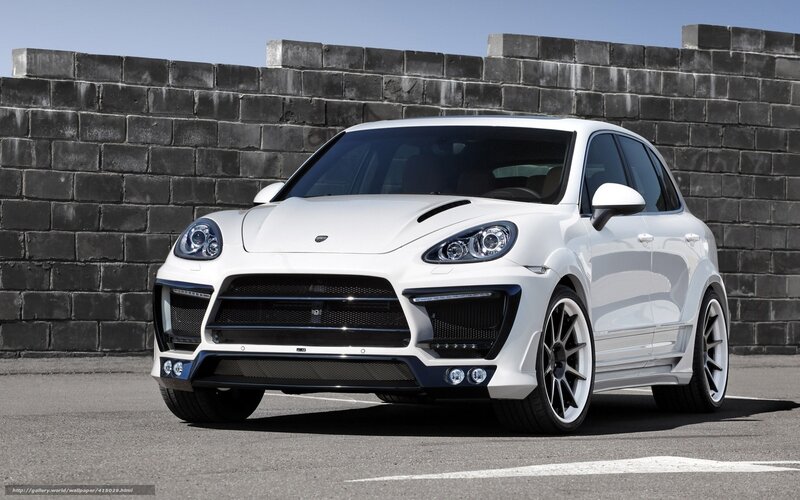 White Modified SUV — Dramatic, Afternoon