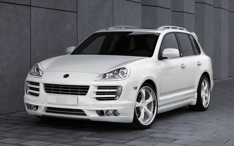 White Modified SUV — Neutral, Photograph, Car, Building, Tire