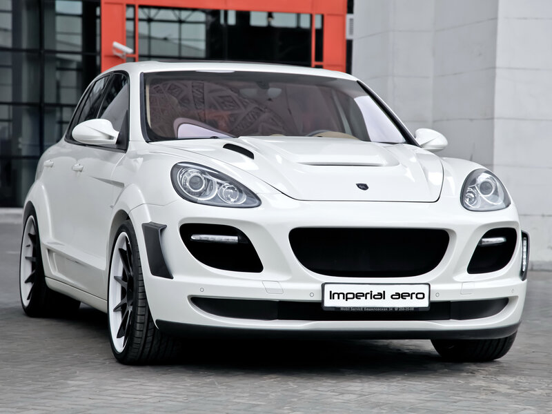White Modified SUV — Neutral, Photograph, Car