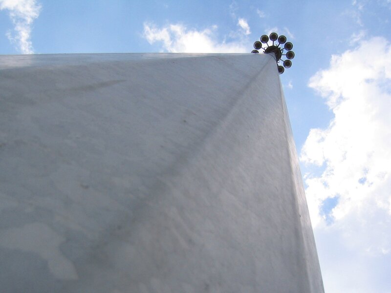 white monument against blue sky