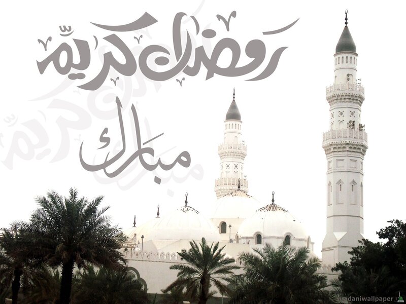 White Mosque with Minarets — Serene, Morning