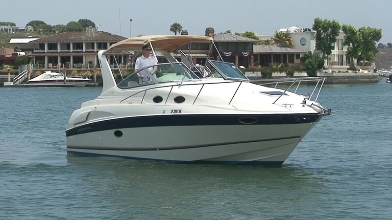 White Motorboat on Water — Calm
