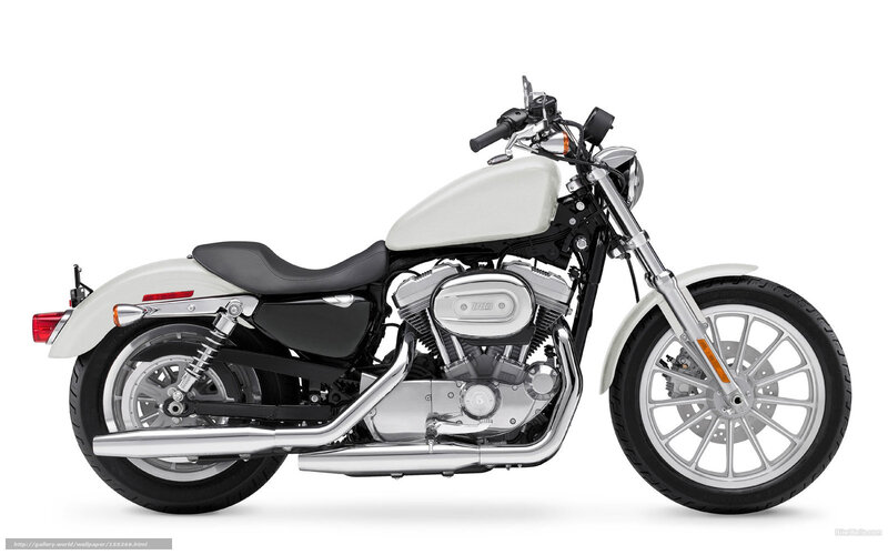 White Motorcycle — Neutral, Photograph