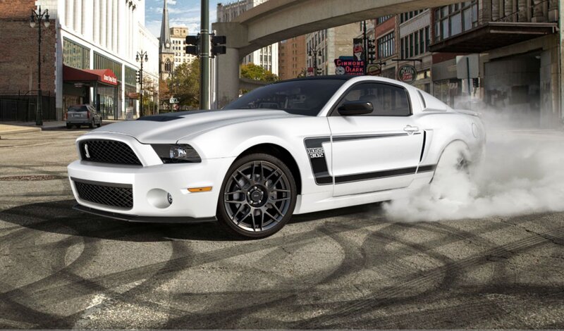 White Muscle Car — Dramatic, Afternoon, Photograph