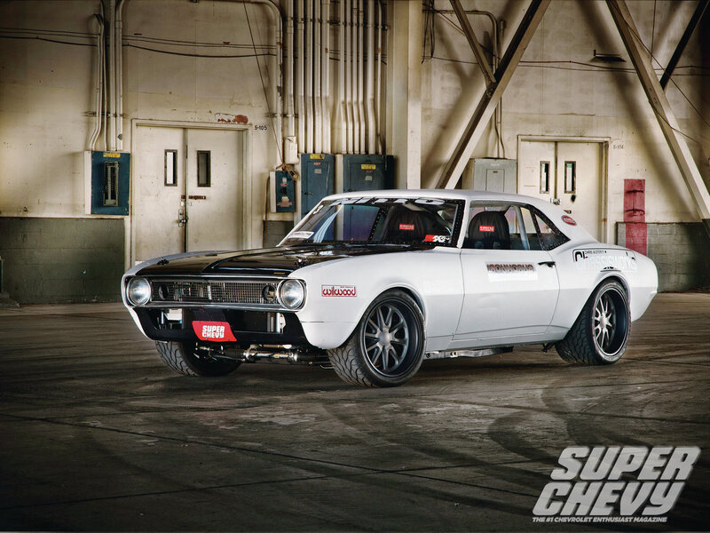White Muscle Car — Dramatic, Photograph, Race Car